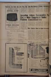 Página do jornal O Nordeste de janeiro de 1962