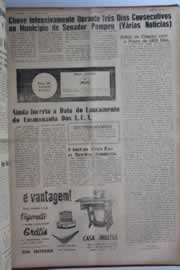 Página do jornal O Nordeste de janeiro de 1962