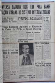 Página do jornal O Nordeste de janeiro de 1962