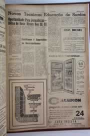Página do jornal O Nordeste de março de 1962