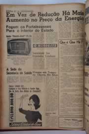 Página do jornal O Nordeste de março de 1962