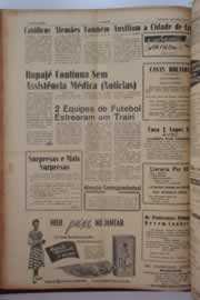 Página do jornal O Nordeste de março de 1962