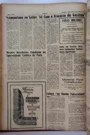 Página do jornal O Nordeste de março de 1962