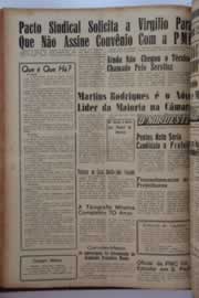 Página do jornal O Nordeste de março de 1962