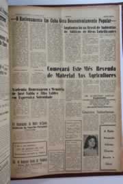Página do jornal O Nordeste de março de 1962