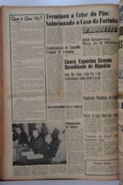 Página do jornal O Nordeste de março de 1962