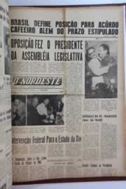 Página do jornal O Nordeste de março de 1962