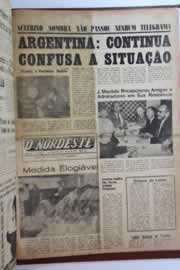 Página do jornal O Nordeste de março de 1962