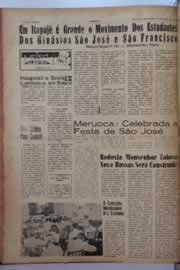 Página do jornal O Nordeste de março de 1962