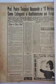Página do jornal O Nordeste de março de 1962