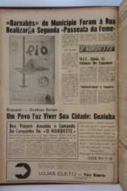 Página do jornal O Nordeste de abril de 1962