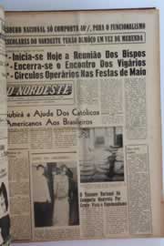 Página do jornal O Nordeste de abril de 1962