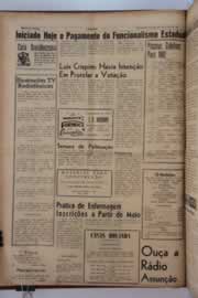 Página do jornal O Nordeste de abril de 1962