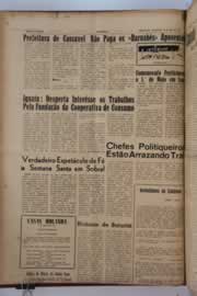 Página do jornal O Nordeste de maio de 1962