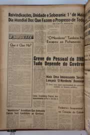 Página do jornal O Nordeste de maio de 1962
