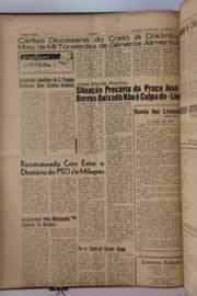 Página do jornal O Nordeste de maio de 1962