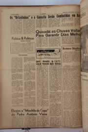 Página do jornal O Nordeste de maio de 1962