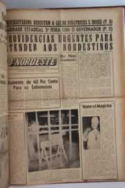 Página do jornal O Nordeste de maio de 1962