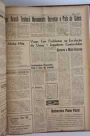 Página do jornal O Nordeste de maio de 1962