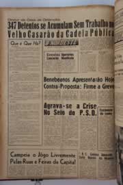 Página do jornal O Nordeste de maio de 1962