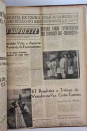 Página do jornal O Nordeste de maio de 1962