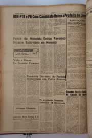 Página do jornal O Nordeste de maio de 1962