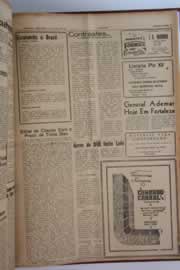 Página do jornal O Nordeste de maio de 1962