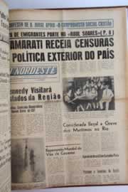 Página do jornal O Nordeste de maio de 1962