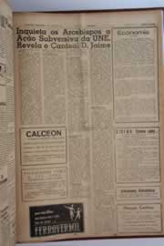 Página do jornal O Nordeste de junho de 1962
