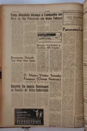 Página do jornal O Nordeste de junho de 1962