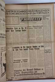 Página do jornal O Nordeste de junho de 1962
