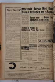 Página do jornal O Nordeste de junho de 1962