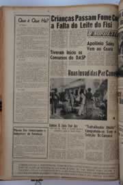 Página do jornal O Nordeste de junho de 1962