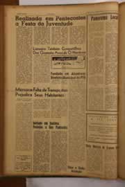 Página do jornal O Nordeste de julho de 1962