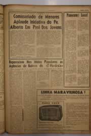 Página do jornal O Nordeste de agosto de 1962