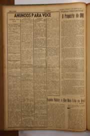 Página do jornal O Nordeste de agosto de 1962