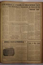 Página do jornal O Nordeste de agosto de 1962