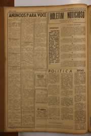 Página do jornal O Nordeste de agosto de 1962