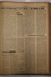 Página do jornal O Nordeste de agosto de 1962
