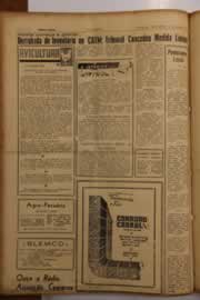 Página do jornal O Nordeste de agosto de 1962