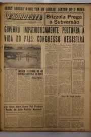Página do jornal O Nordeste de setembro de 1962