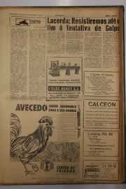 Página do jornal O Nordeste de setembro de 1962