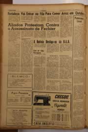 Página do jornal O Nordeste de setembro de 1962