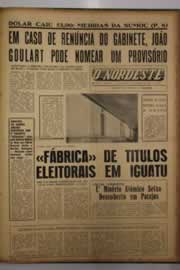 Página do jornal O Nordeste de setembro de 1962