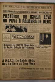 Página do jornal O Nordeste de setembro de 1962