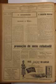 Página do jornal O Nordeste de setembro de 1962