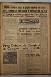 Página do jornal O Nordeste de setembro de 1962