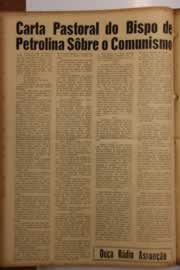 Página do jornal O Nordeste de setembro de 1962