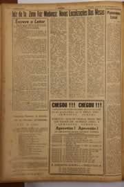 Página do jornal O Nordeste de setembro de 1962