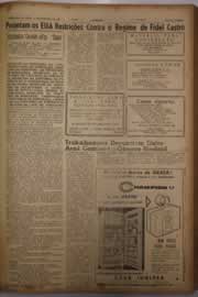 Página do jornal O Nordeste de outubro de 1962